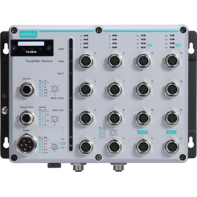 Коммутатор MOXA TN-5518A-8PoE-2GTX-WV-T 6099593
